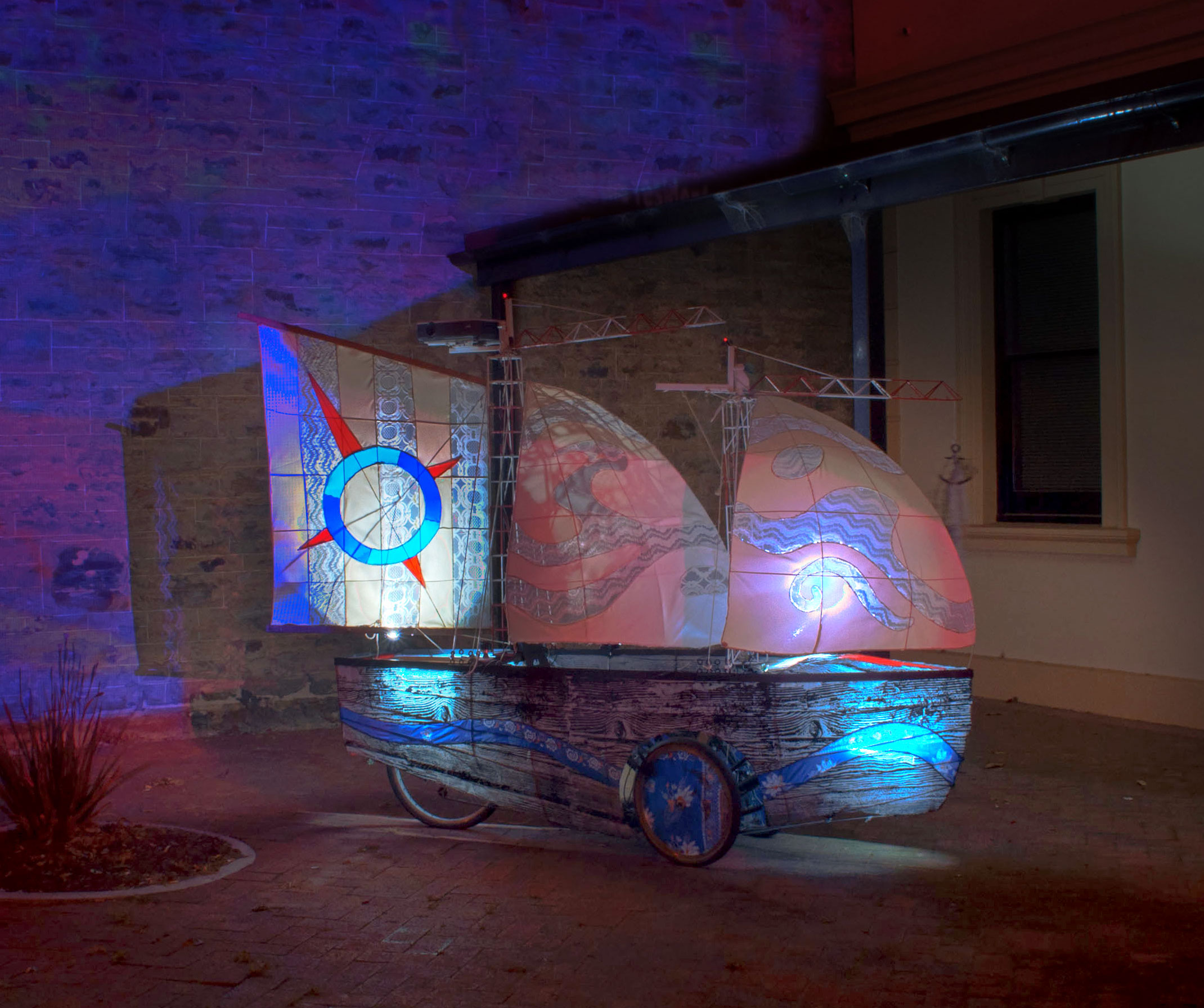 Shipshape debut & PROJECTION BEGINS! Illuminart Australia