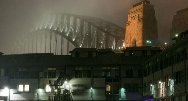 Walsh Bay in the mist... photo by Craig Laurendet