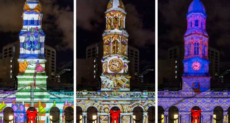 Adelaide City Council Christmas Projection