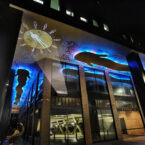 A public art installation which brought together important First Nation cultural placemaking objectives with permanent sculpture, lighting, projection and animation.