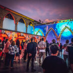 Projection-mapped imagery from the 2025 show, exploring themes of spirituality, peace, and cultural harmony through light.